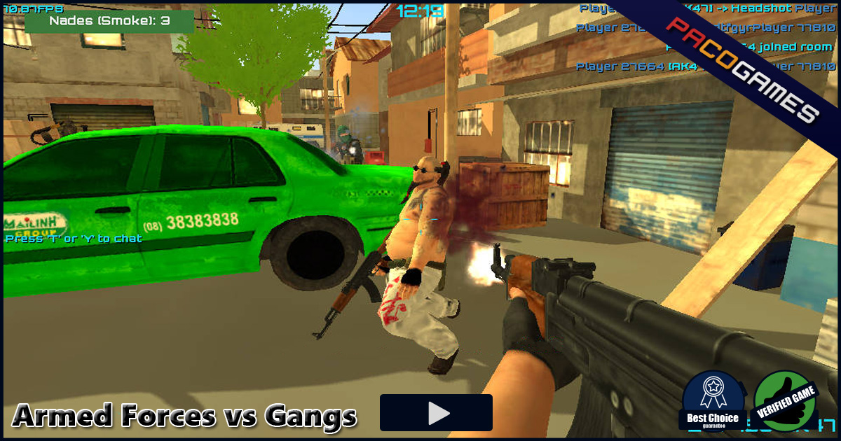 Armed Forces vs Gangs
