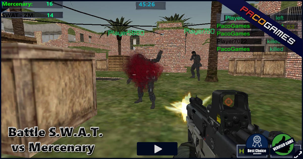 Battle S.W.A.T vs Mercenary