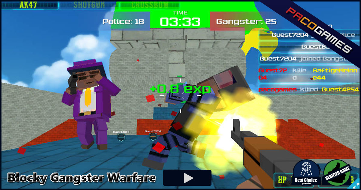 Blocky Gangster Warfare