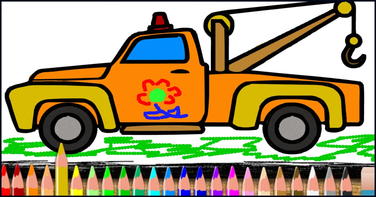 BTS Truck Coloring Book