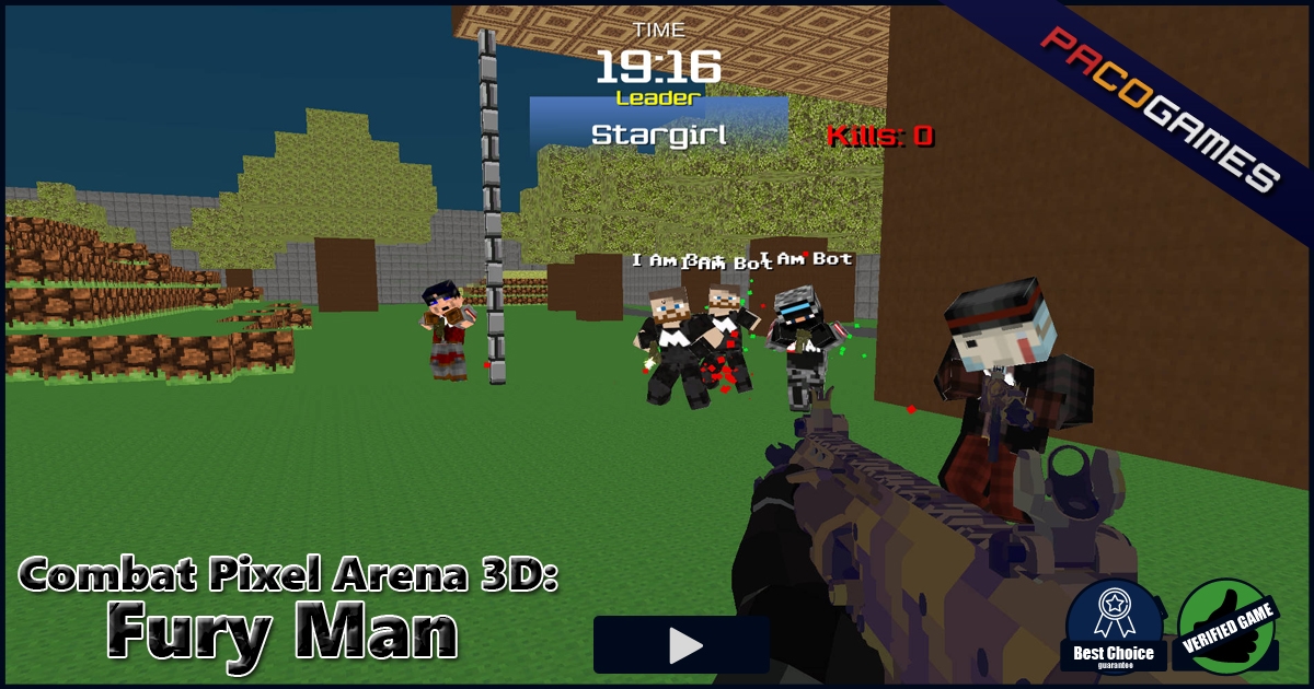Combat Pixel Arena 3D: Fury Man