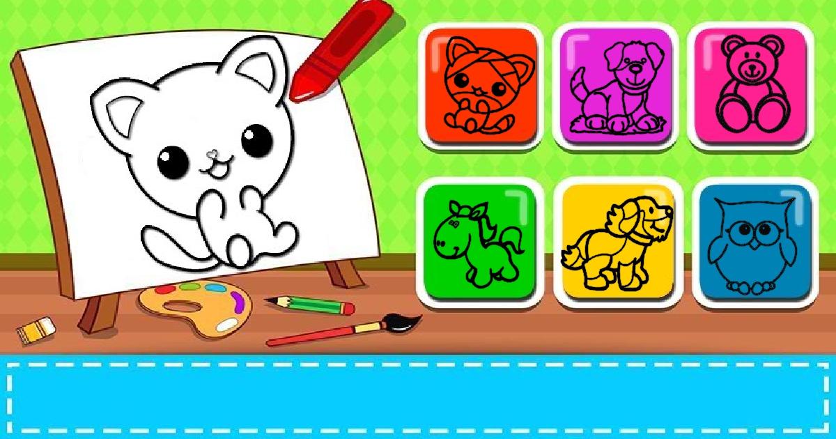 Easy Kids Coloring Game