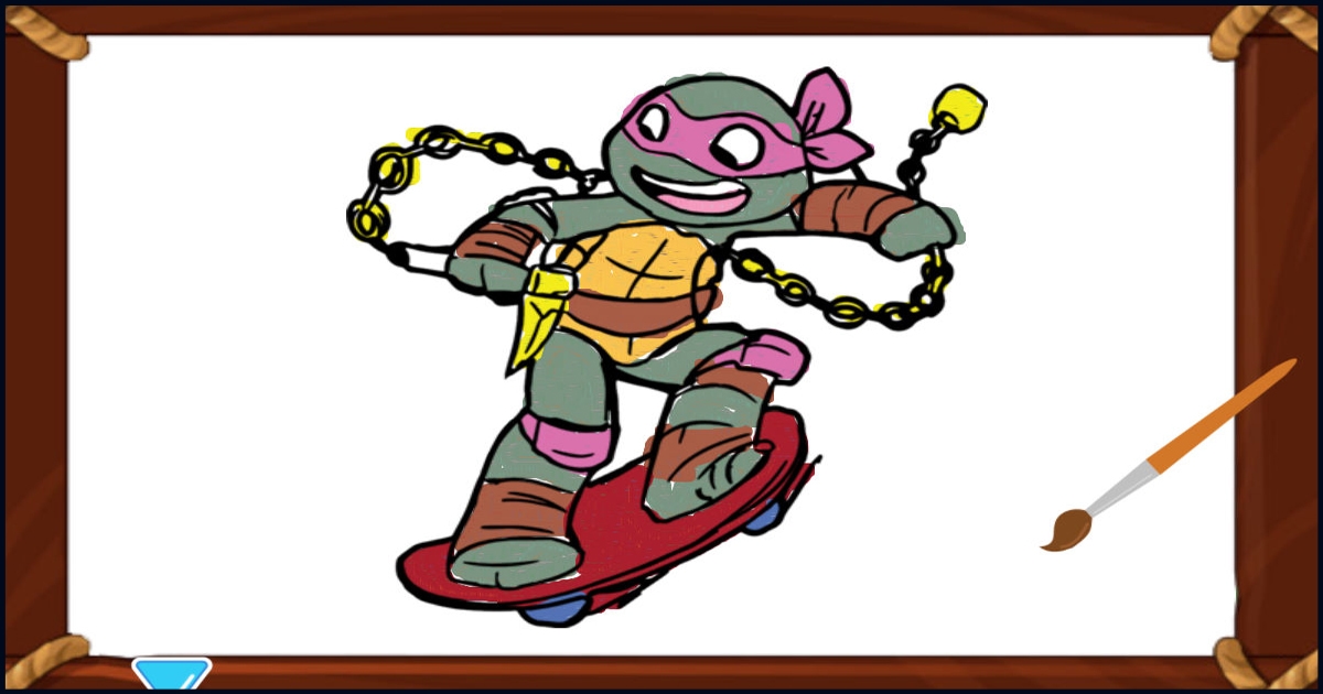 Ninja Turtles Coloring Book