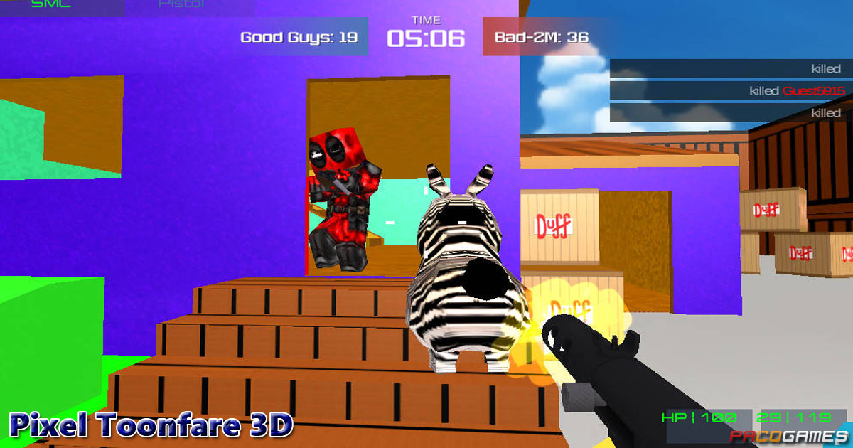 Pixel Toonfare 3D