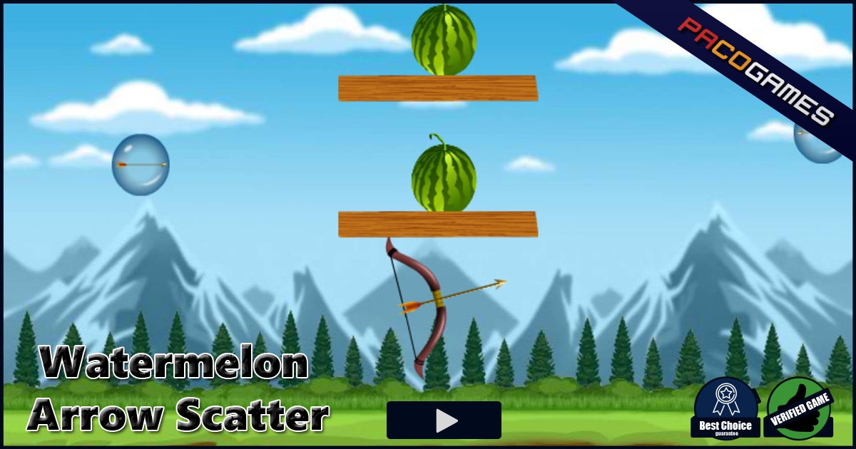 Watermelon Arrow Scatter